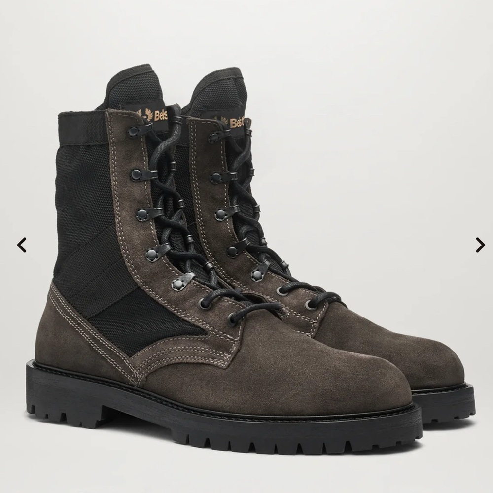 Belstaff- TROOPER LACE UP BOOTS